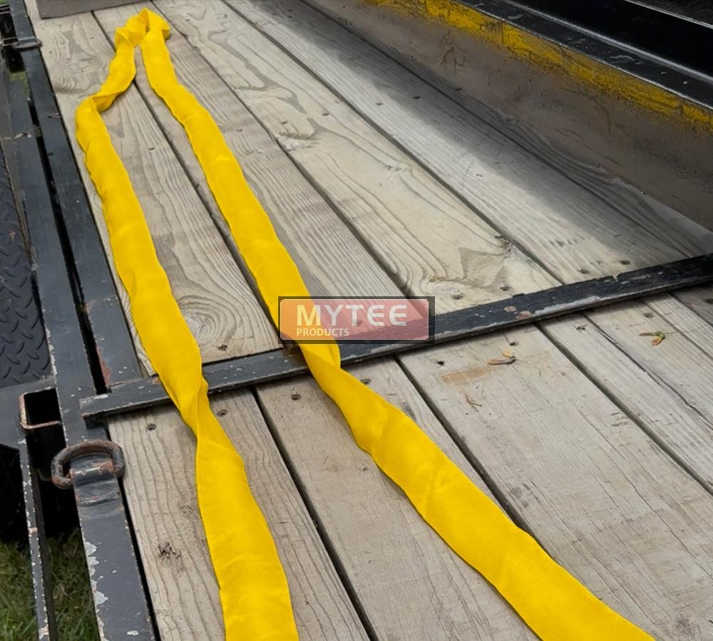 Endless Round Lifting Sling 4′ 6′ 8′ Crane Rigging Hoist Wrecker Recovery Strap