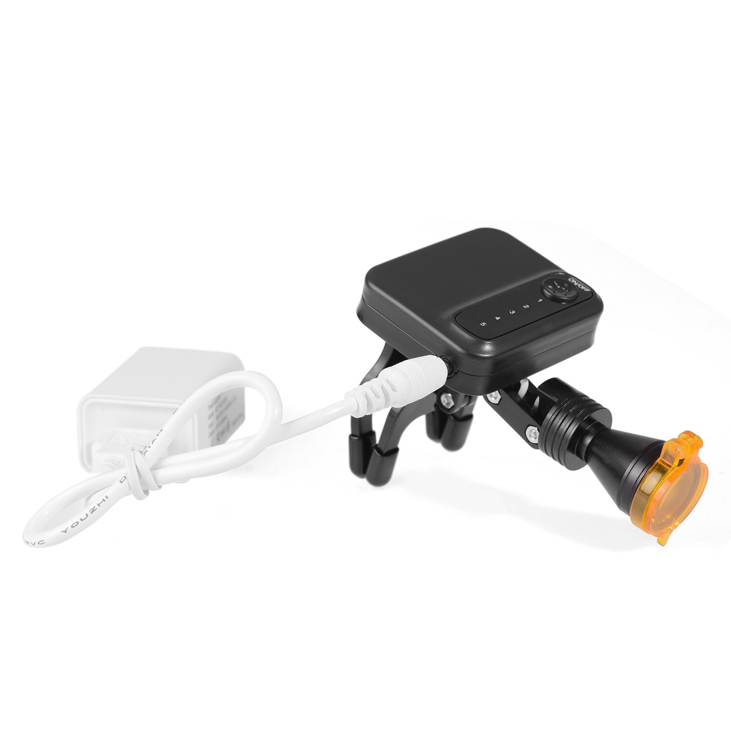 Dental 5W LED Wireless Head Light with 2 Batteries Optical Filter for Glasses US