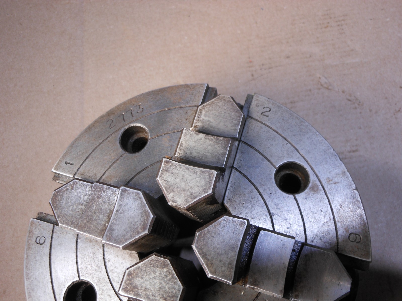 6″ Enco Lathe Chuck 4 Jaw Plain Back 271-6005 2773
