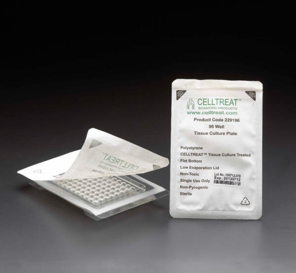 CELLTREAT 12 Well TCT Plate with Lid, Individual 50/Case, Sterile, #229111