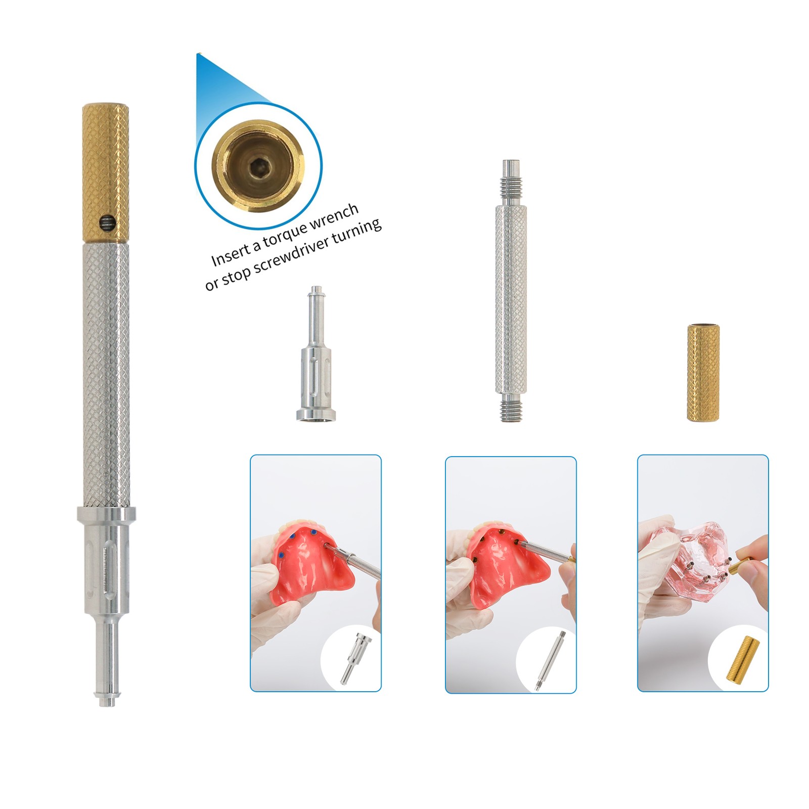 US Dental Locator Overdenture Abutment & Accessories Compatible Multiple Implant
