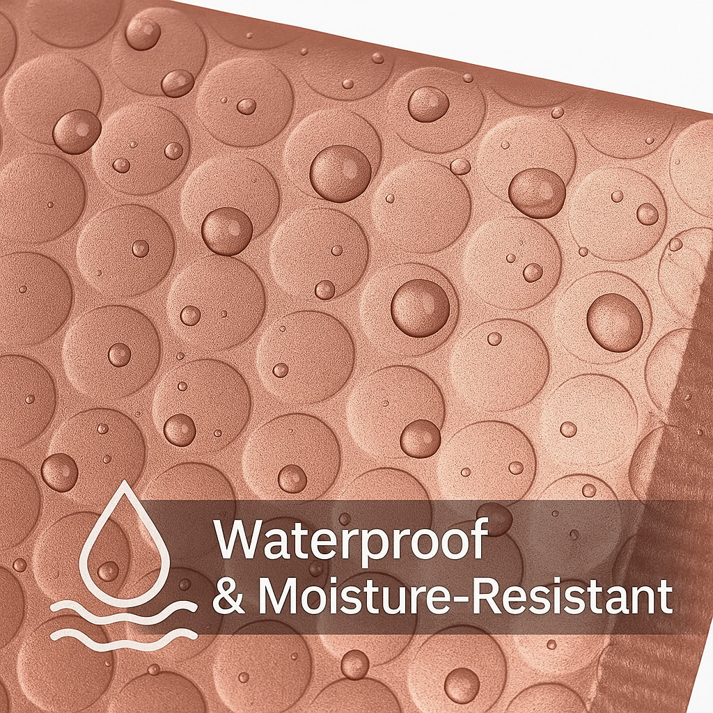 8.5×12 #2 Matte Metallic Bubble Mailers – Padded, Self-Seal, Waterproof, Durable