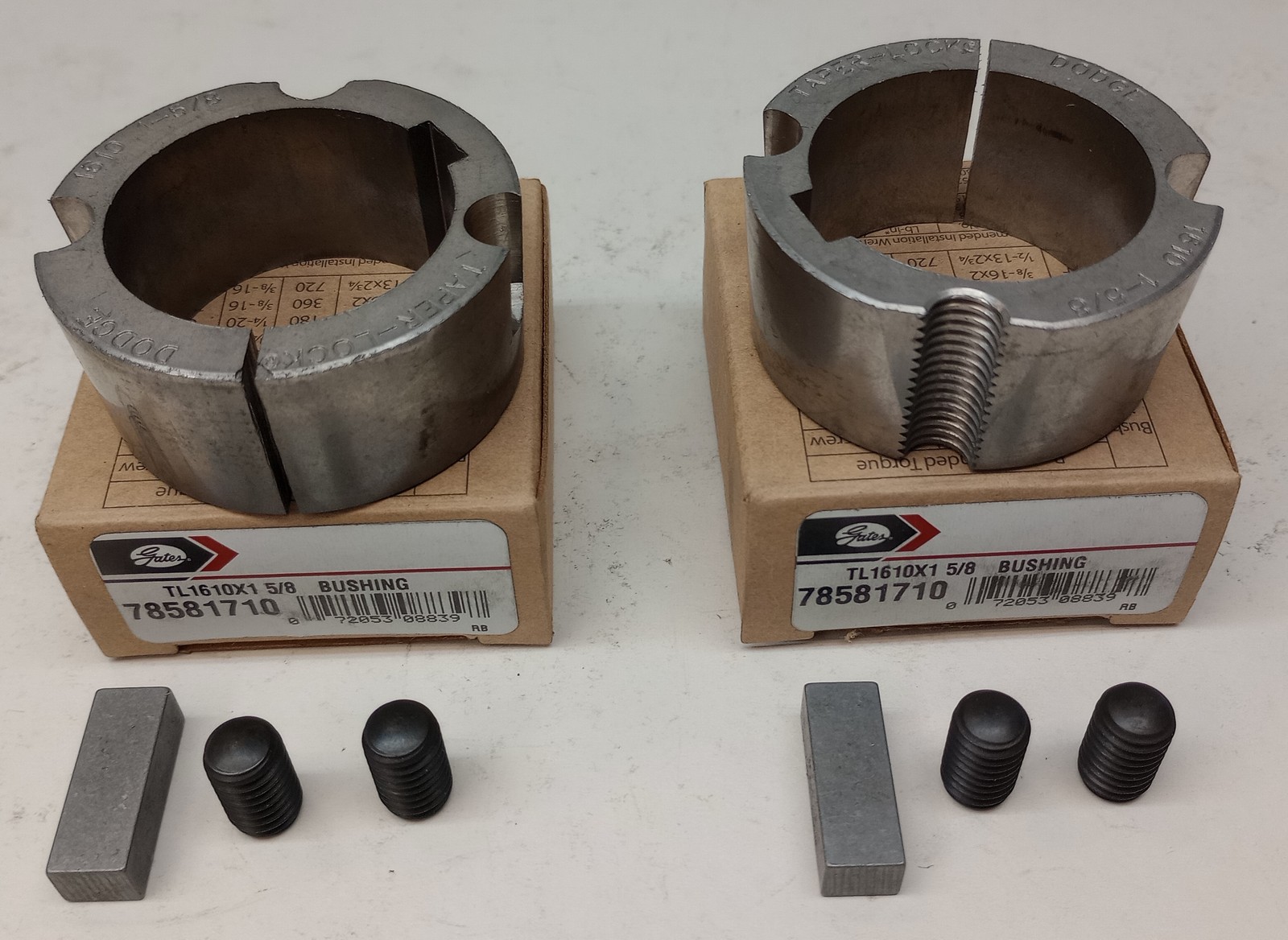 Gates TL1610X1-5/8 Taper Lock Bushing KW 1-5/8″ Bore Dodge 117086 (Pack of 2)
