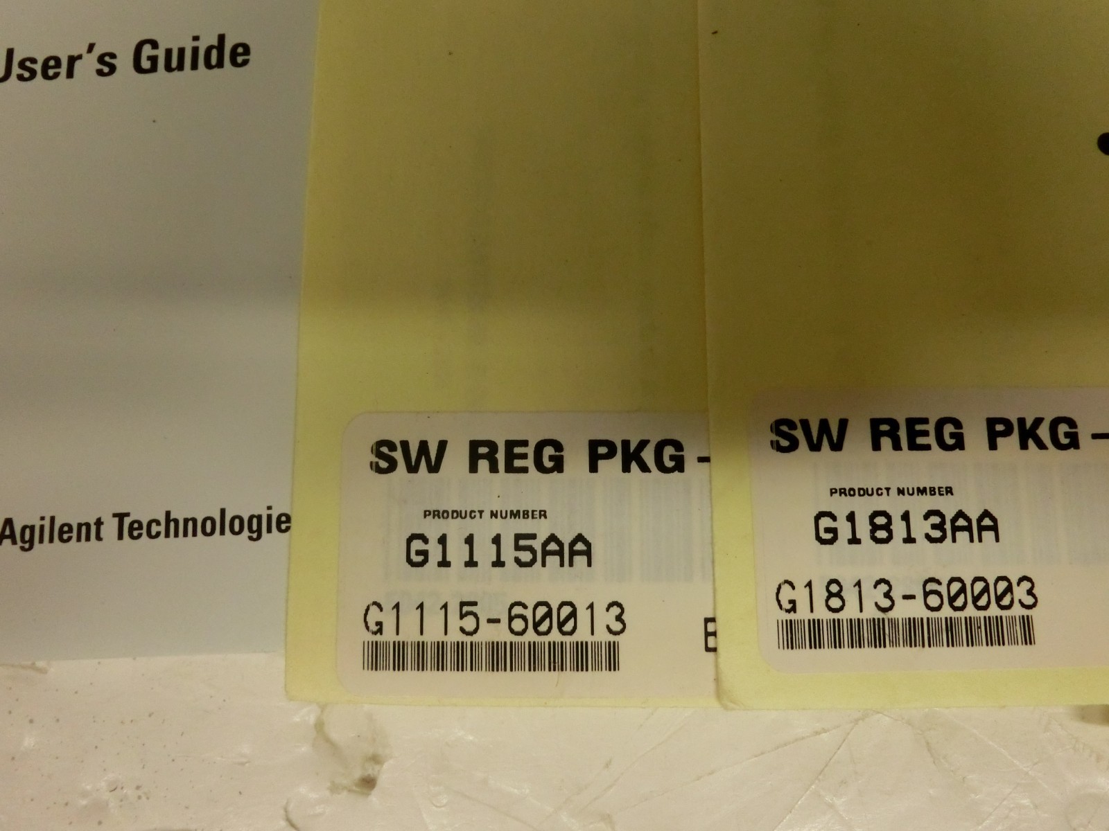 Agilent HP 8452a 8453 G1103A ChemStation Software Registration CD A09.01 A10.01