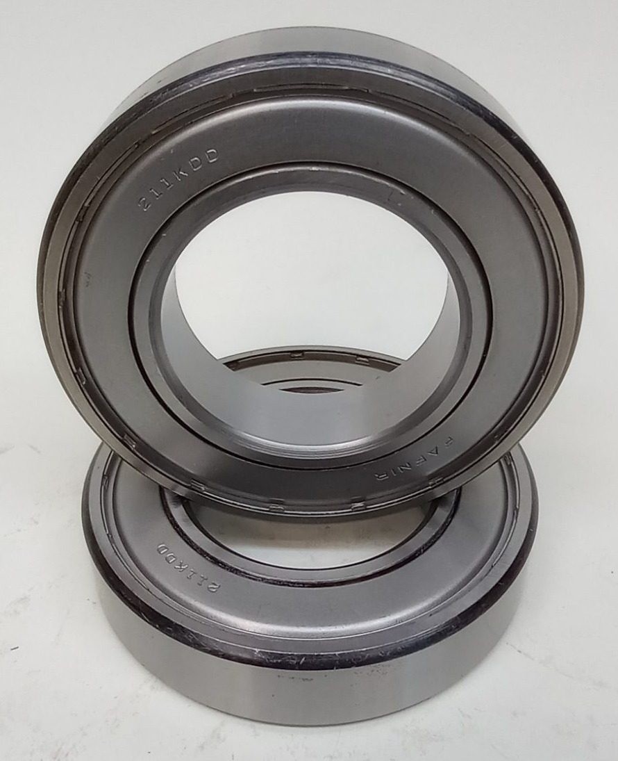 Fafnir 211KDD Ball Bearing Deep Groove 55X100X21mm Double Shielded (Pack of 2)