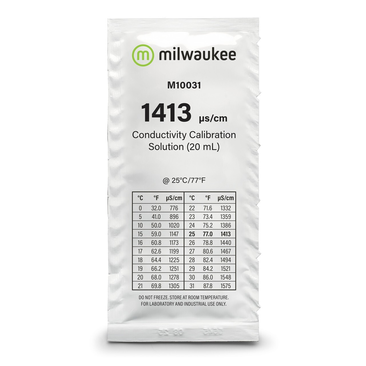 3X 20ml 1413 us/cm EC Conductivity Solution milwaukee/m10031