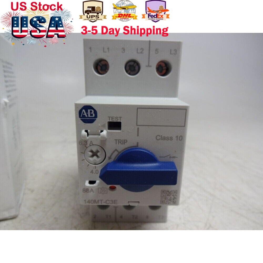 New AB 140MT-C3E-B63 4.0-6.3A 3-Pole Motor Protection Breaker