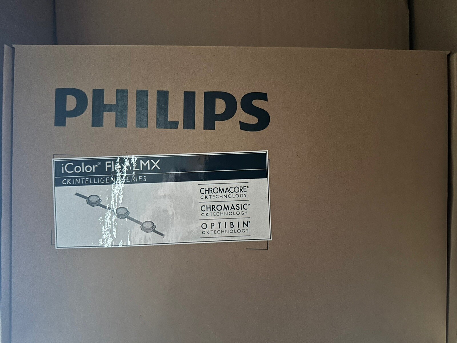 Color Kinetics Icolor Flex Lmx Gen2, 50 Nodes, 12in Oc, Black Node/Cable