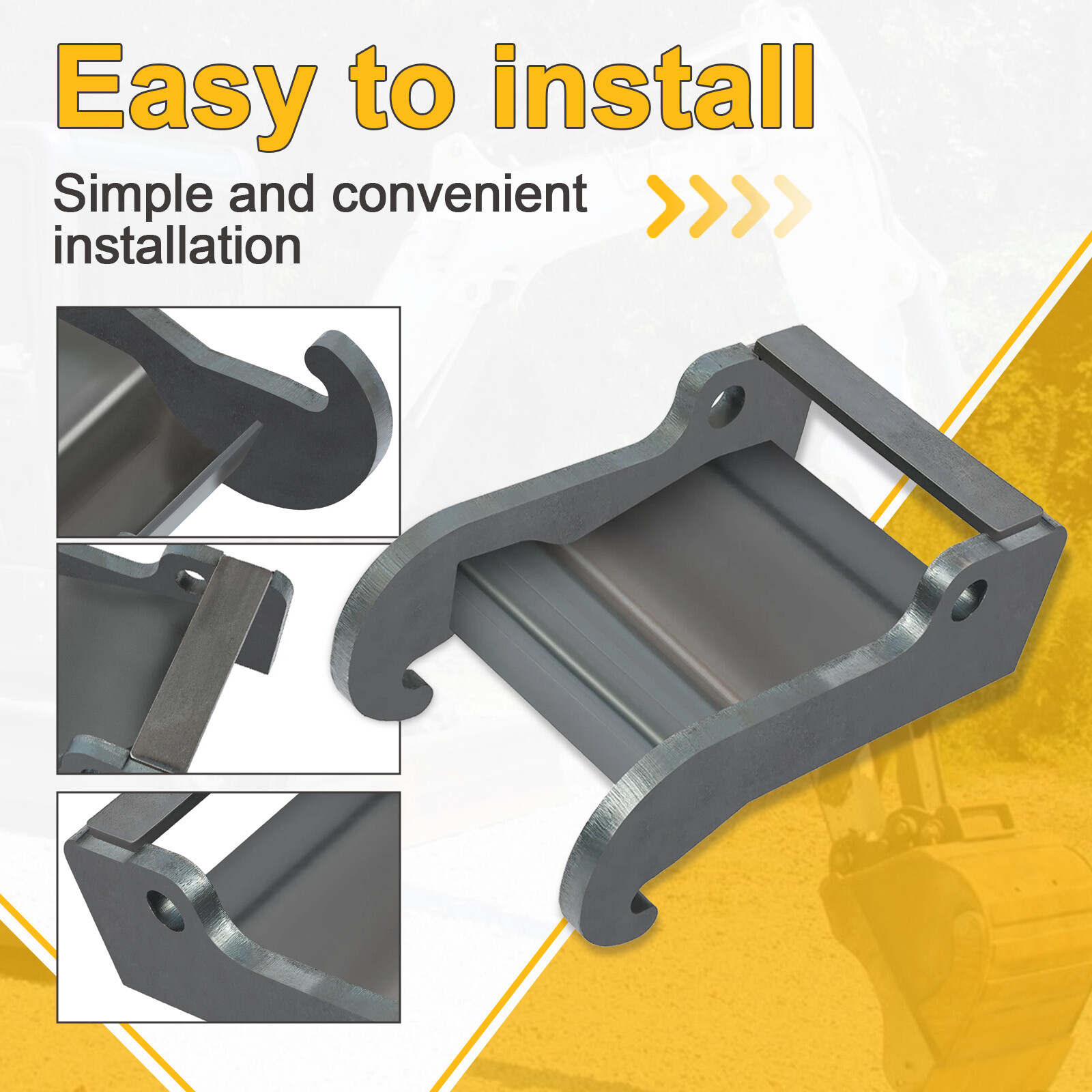 Quick Attach Excavator Coupler Bracket Backhoe For Bobcat E Series 325 328