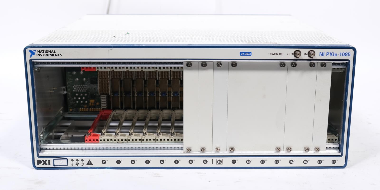 National Instruments NI PXIe-1085 PXIe, 18-Slot Up to 24 GB/s PXI Chassis