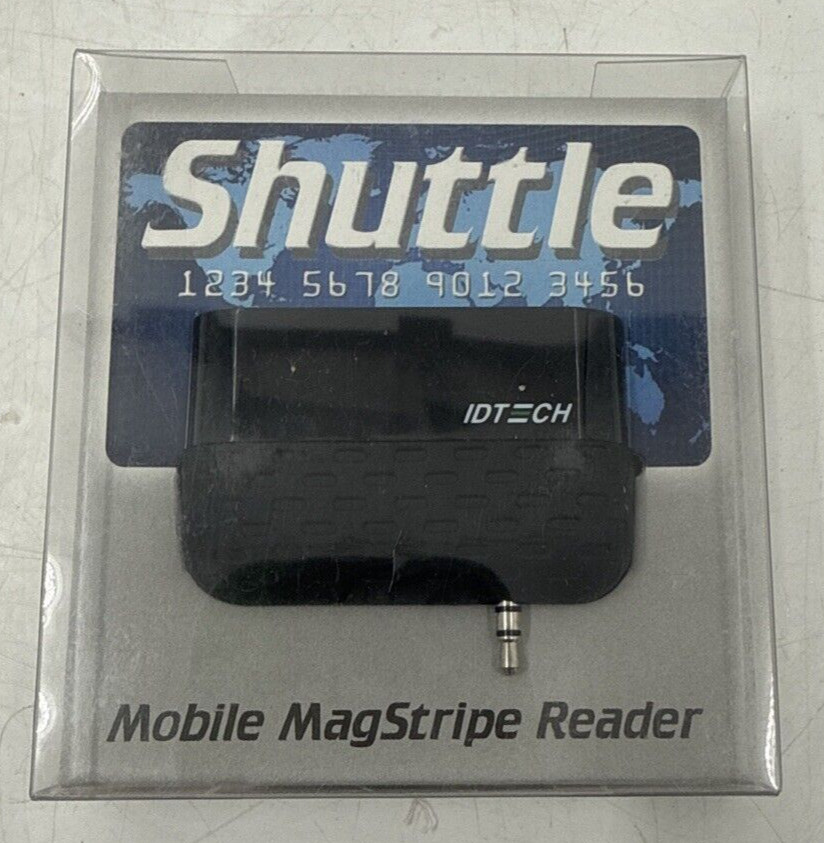 ID Tech Shuttle Black Audio Card Reader for iPad / Android NEW GC-5680