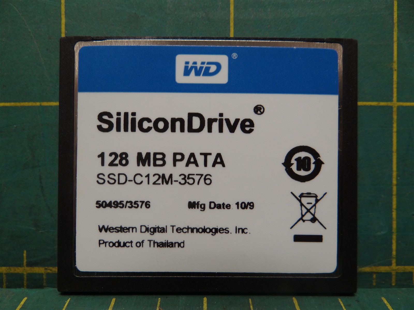 Western Digital SSD-C12M-3576 SiliconDrive 128MB CompactFlash Solid State Drive
