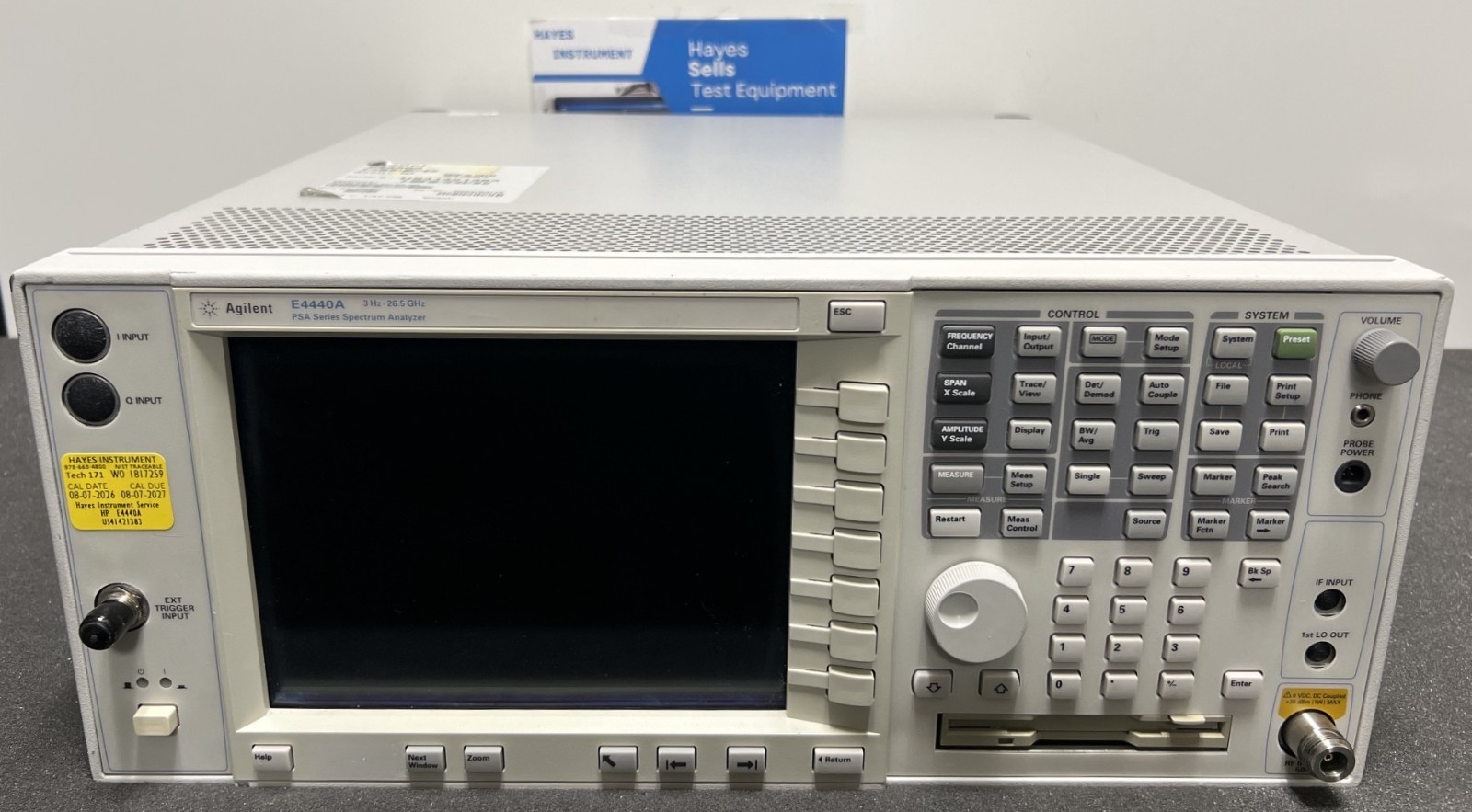 HP / AGILENT E4440A PSA SERIES SPECTRUM ANALYZER, 3Hz to 26.5GHz, CALIBRATED !!