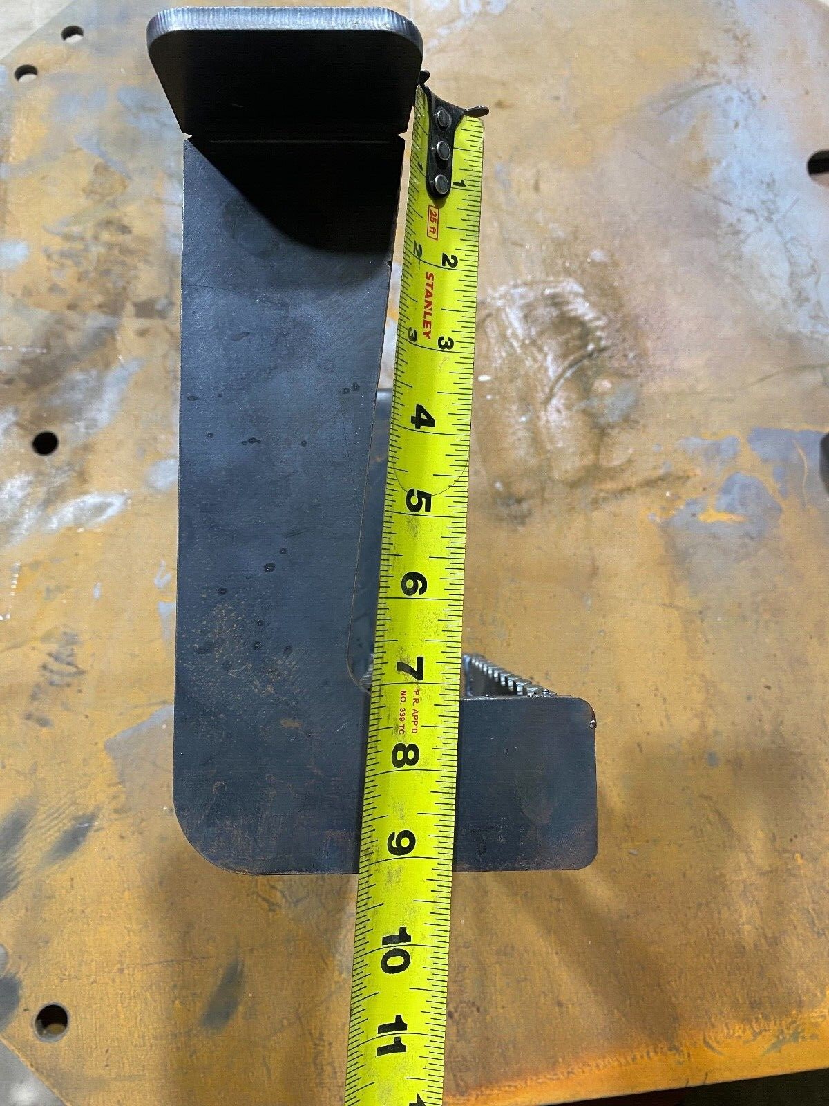 RWM Universal Brand New Weld-On 9″drop step 4pc kit Raw Steel Step 1/4″ Thick