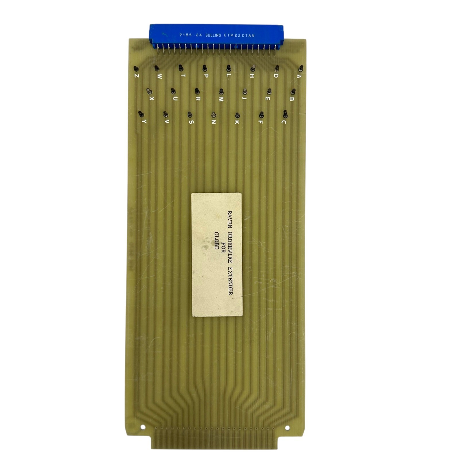 Raven Electronics 1416-9670 Orderwire Extender Board Globe Sullins ETM22DTAN