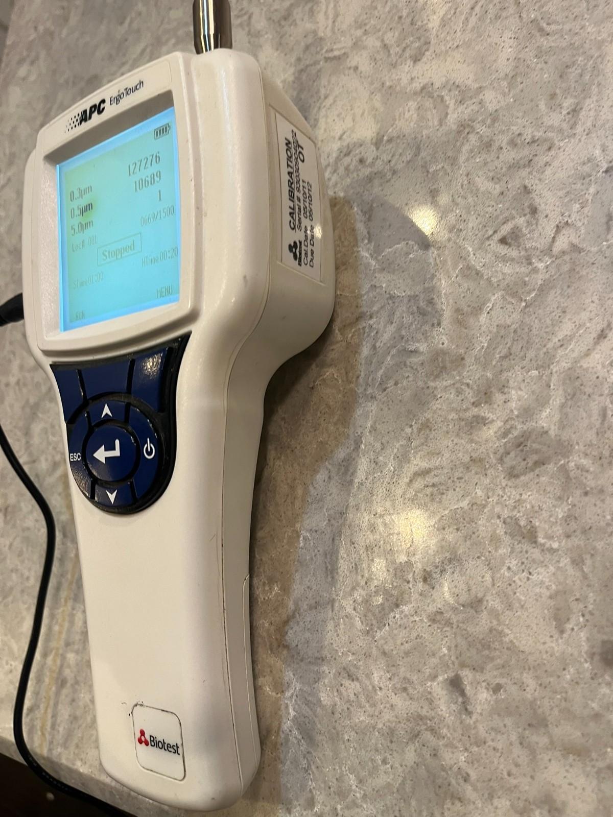Biotest 9303-01BT APC ErgoTouch Particle Counter + charger 60 days warranty