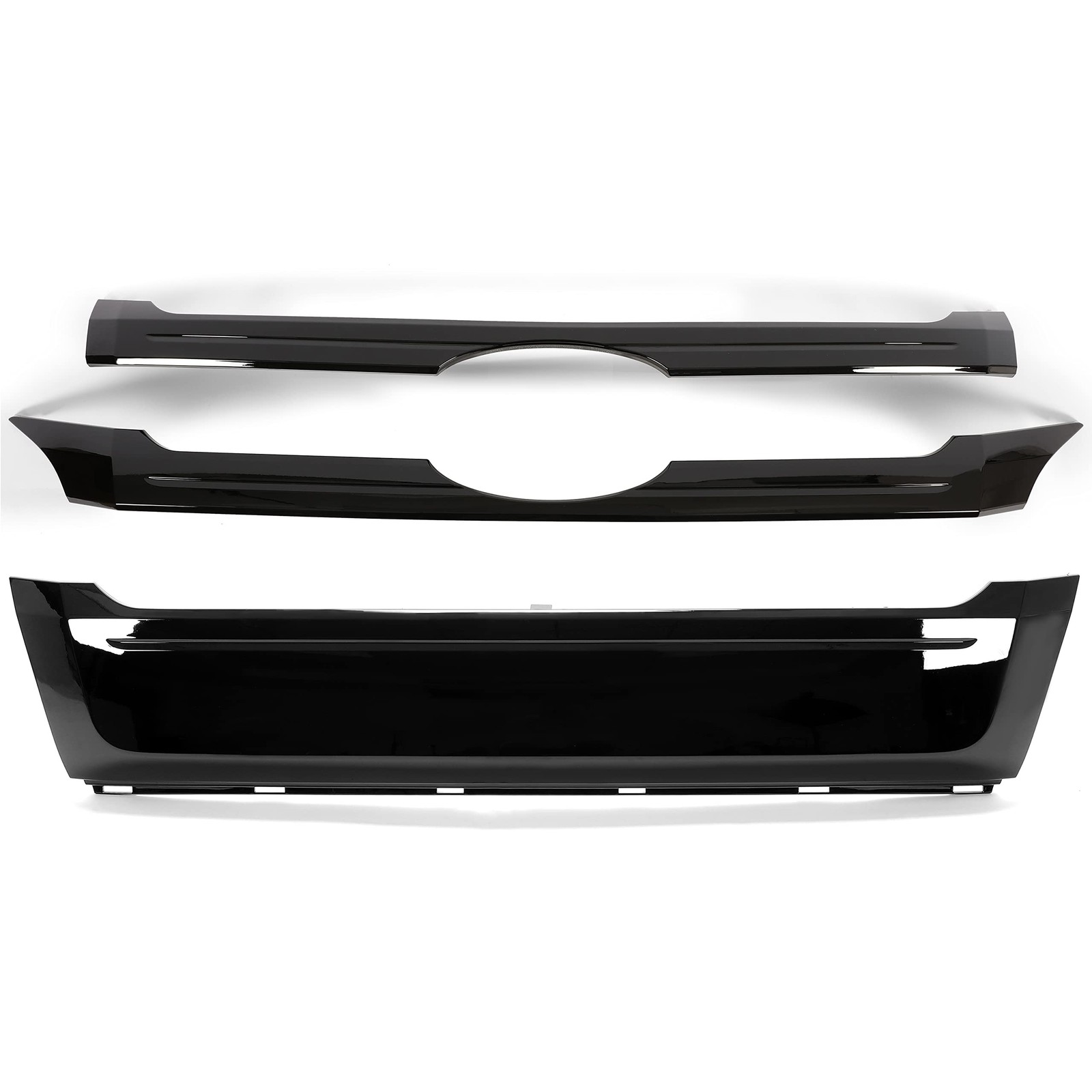 Kojem Front Black Grille Trim Cover Compatible with 2011-2014 Ford Edge Repla…