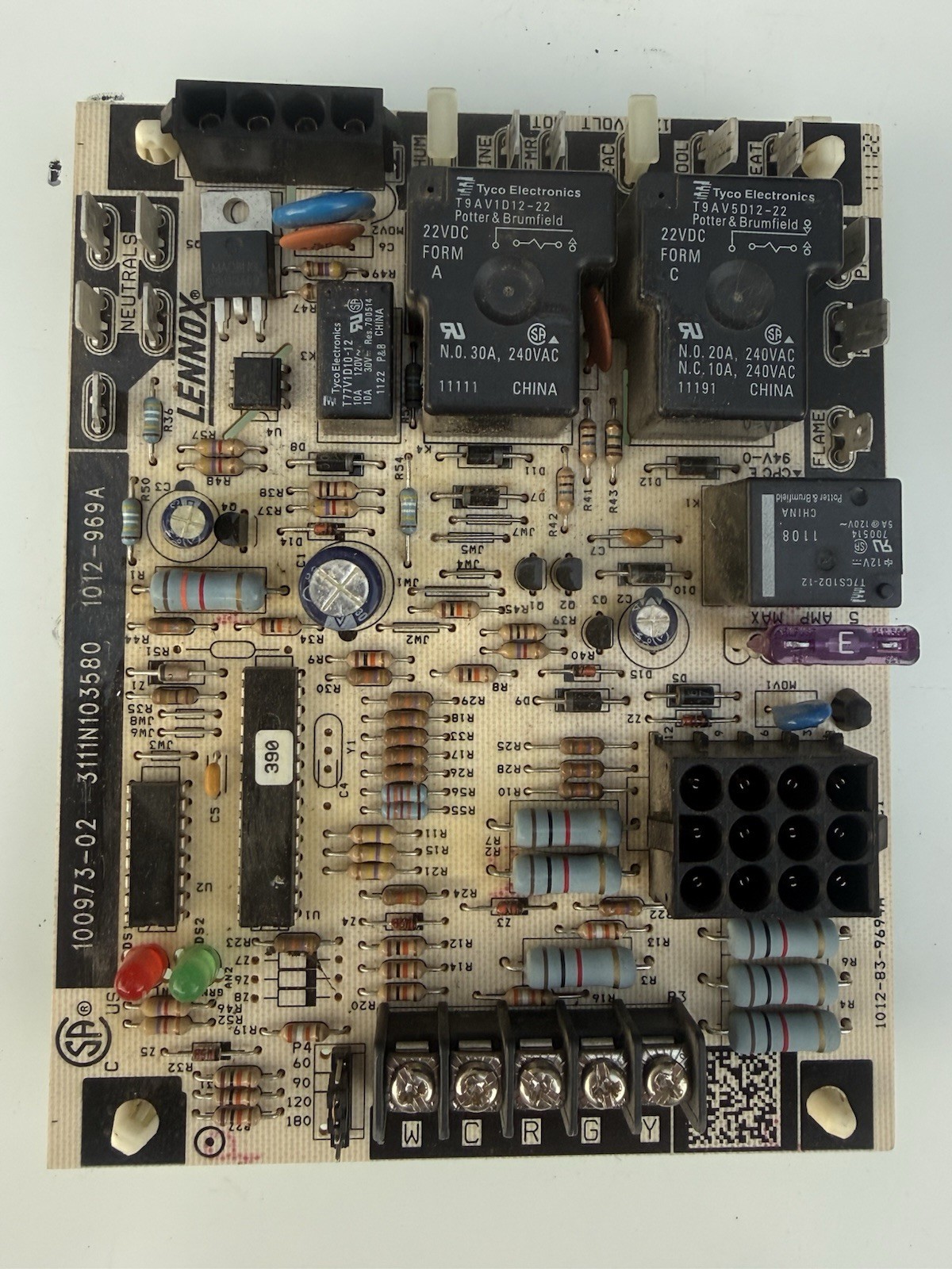 Lennox 100973-02 1012-969A Furnace Control Board 1012-83-9694A Same Day Shipping