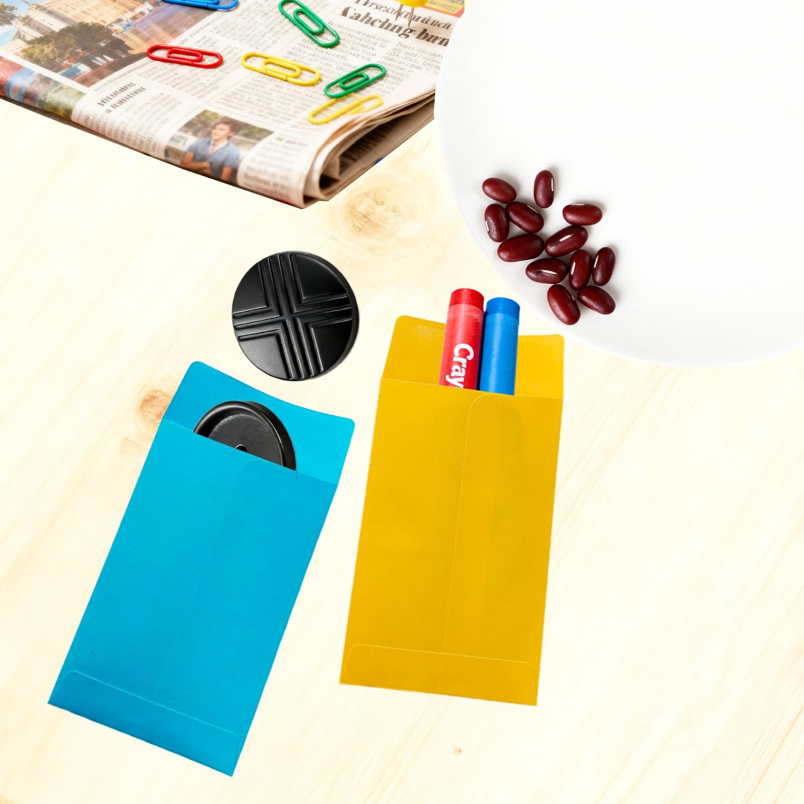 120-Pack 2.25×3.5 Inch Colorful Small Coin Envelopes, 10 Vibrant Colors, Mini…