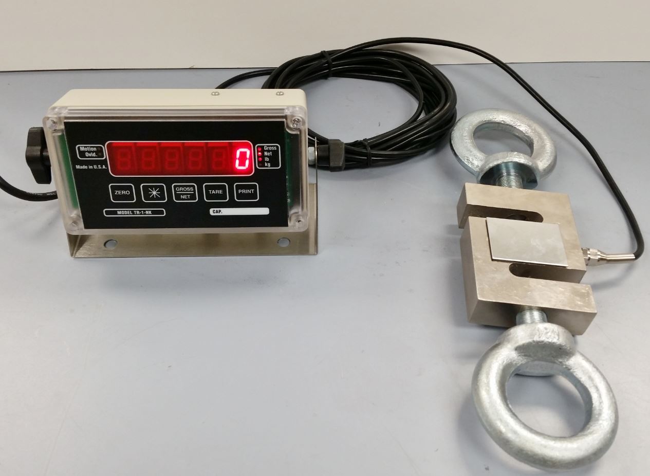 5,000 lbs x 0.5 lb CRANE SCALE – INDUSTRIAL HANGING SCALE MADE IN THE USA