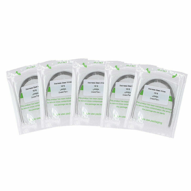 50 Packs Dental Orthodontic Stainless Steel Rectangular Arch wires 16×16 Upper