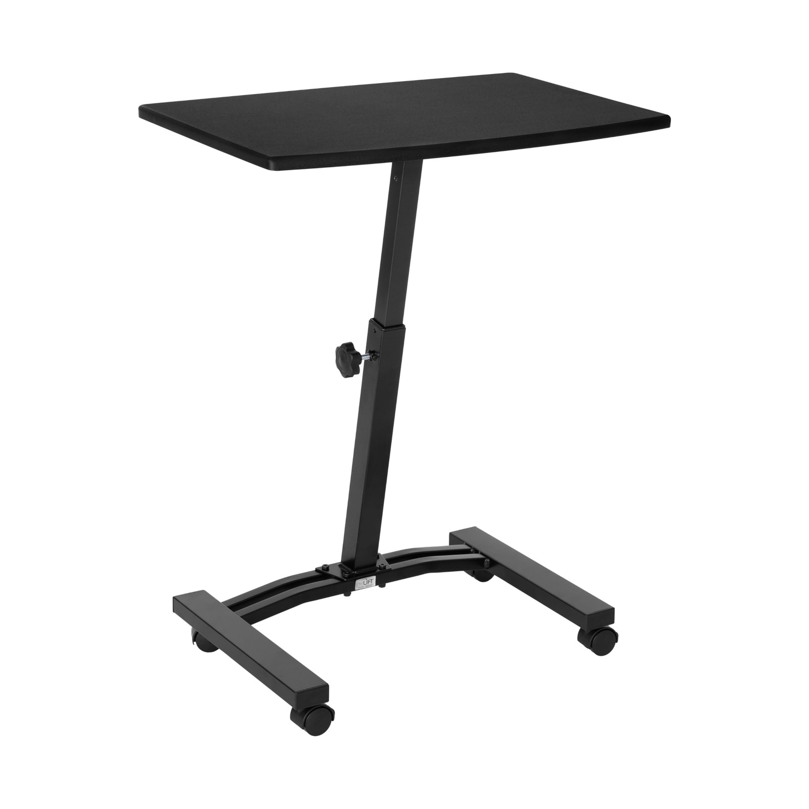 Seville Classics Airlift Mobile Height Adjustable Laptop Stand Computer