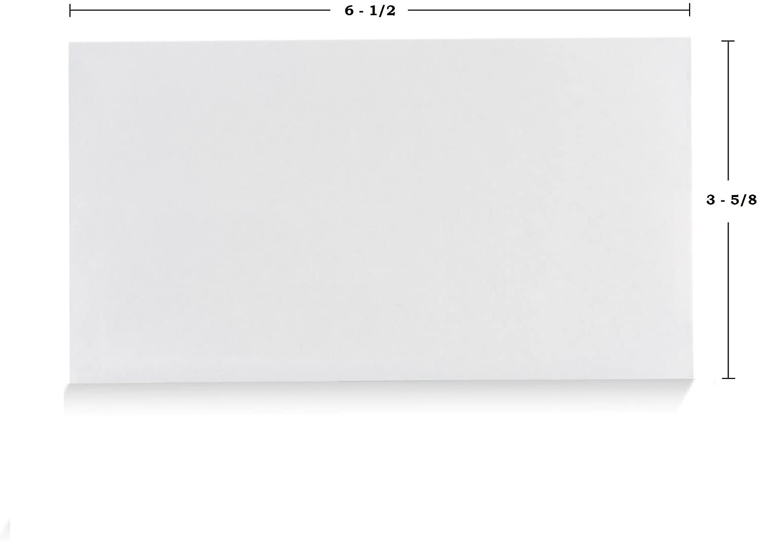#6 3/4 Windowless Security Envelopes – Self-Seal – White (34300)