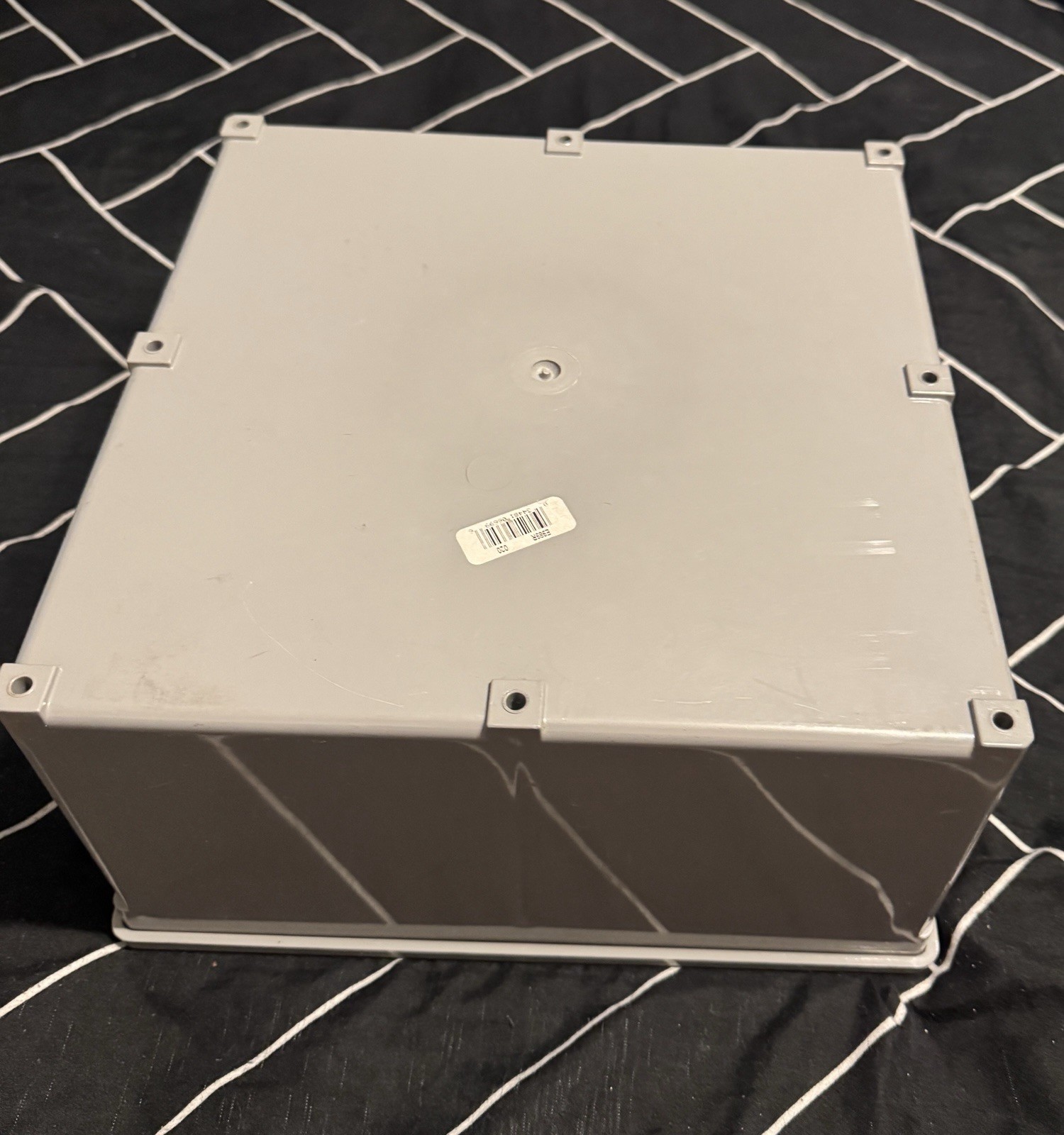 12x12x6 PVC Junction Box Gray Outdoor Electrical Enclosure