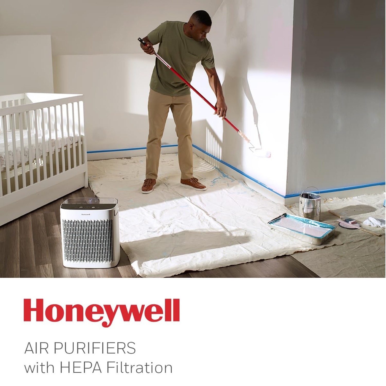 Honeywell HEPA Air Purifier for Home, 938 Ft² Rooms in 1 hour, Turbo Clean,