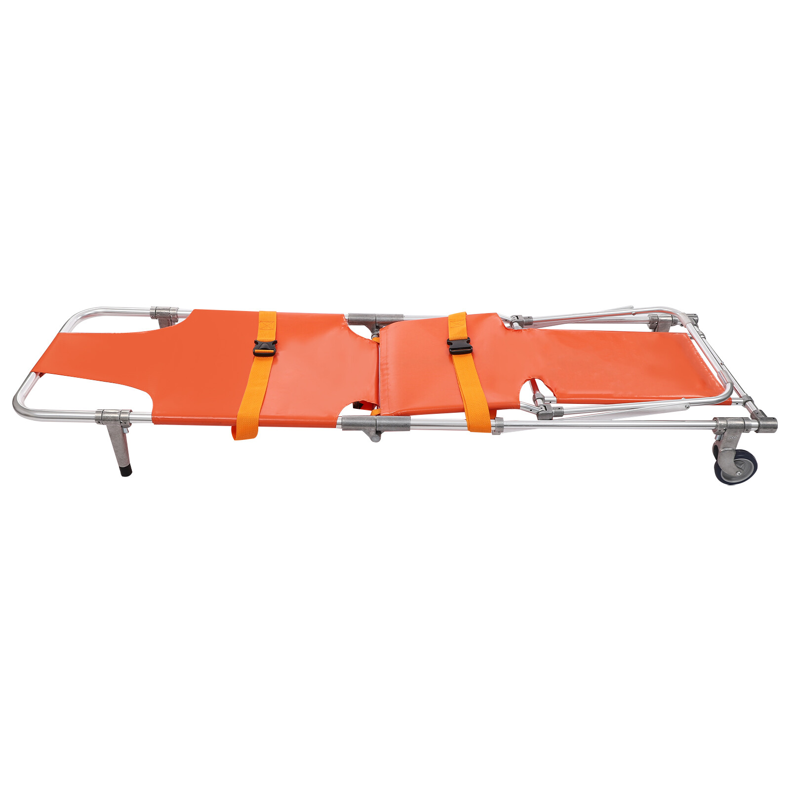 Emergency Rescue Stair Stretcher Chair Foldable Chair Stretcher W/ 2 Wheels