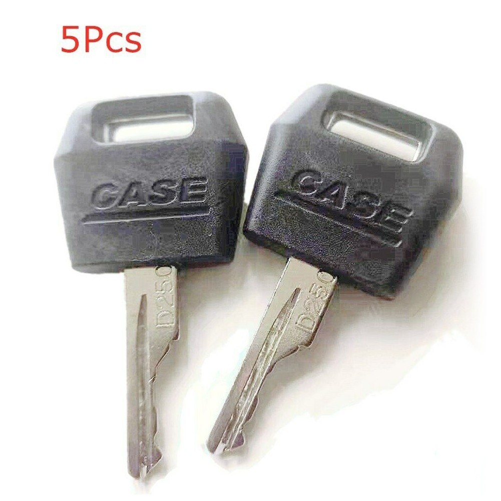 set of 5 Ignition key for Case Tractor BACKHOE LOADER Dozer Skid Steer Combine