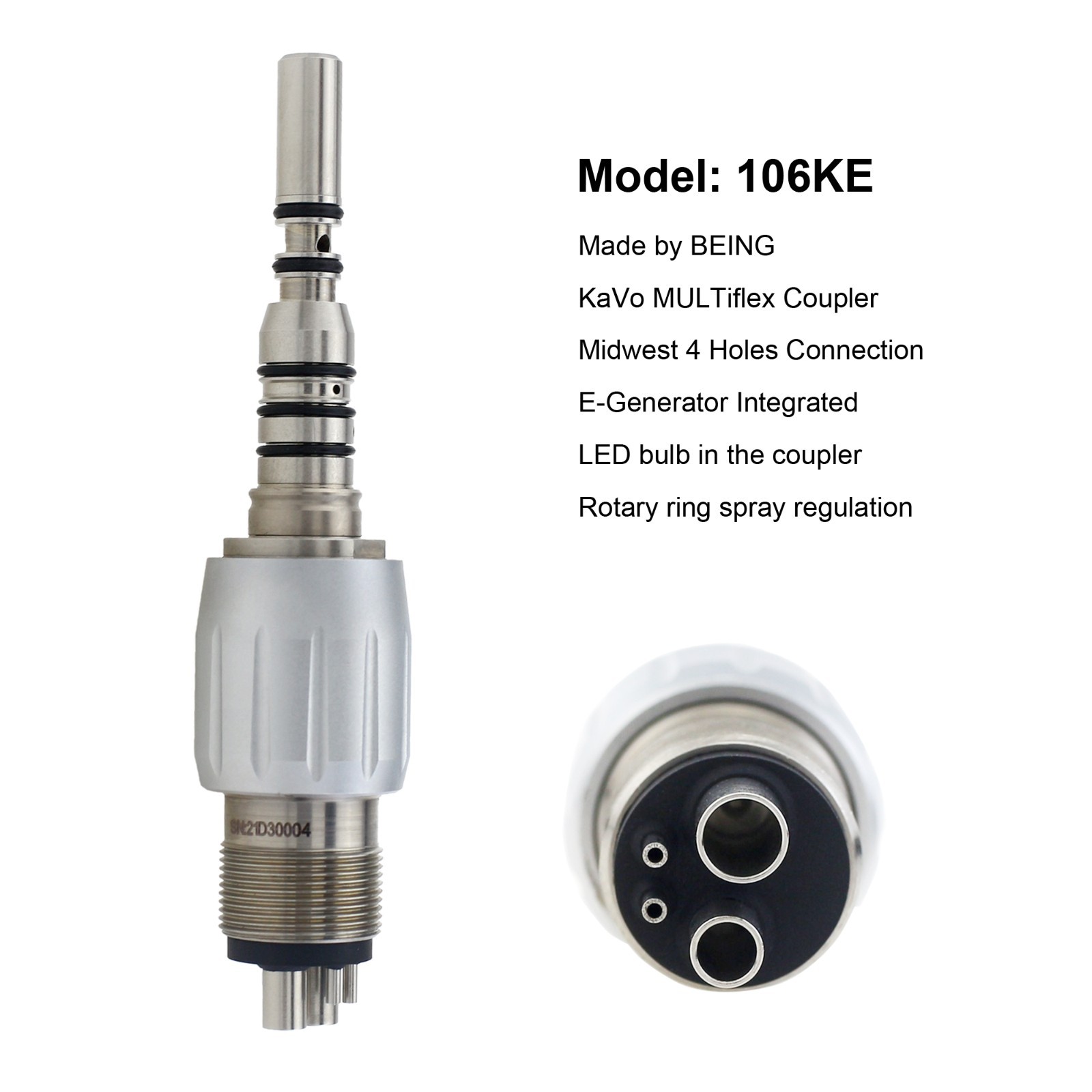 BEING Dental High Speed Turbine Handpiece Fiber Optic For KaVo MULTIflex Coupler