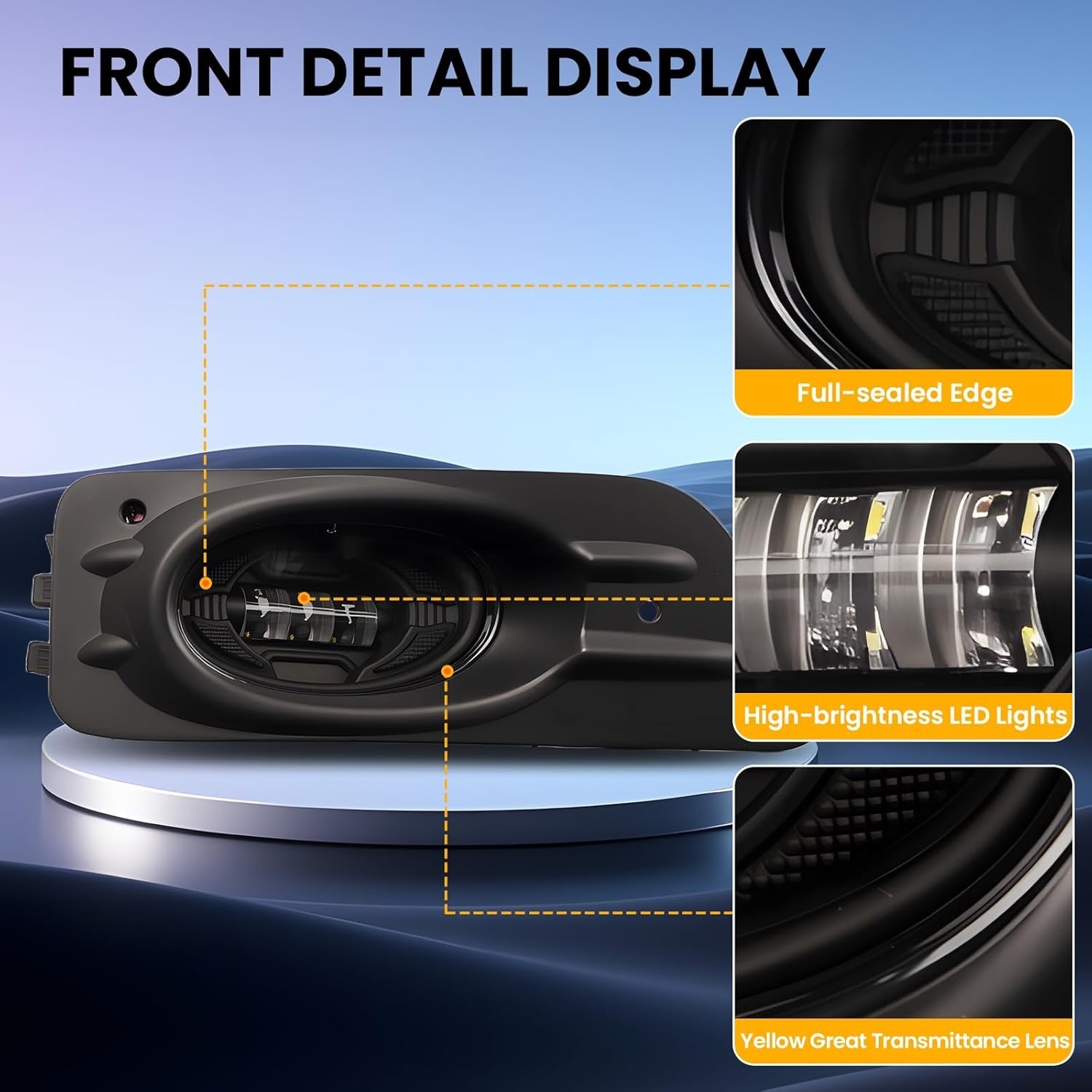 LED Fog Lights for 2006 2007 Honda Accord Sedan 4 Door 1 Pair Of Front Bumper Dr