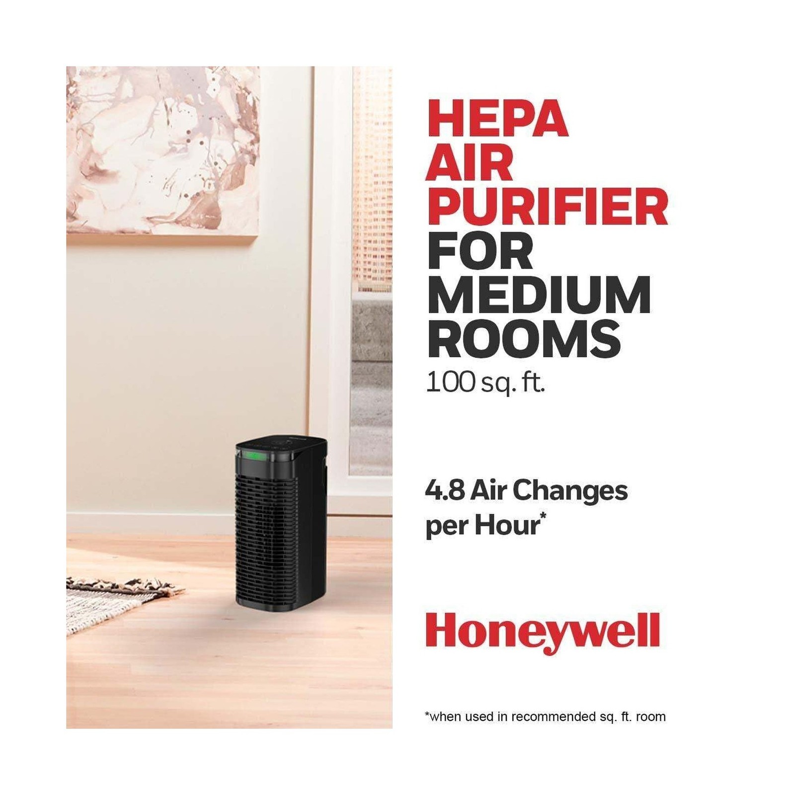 Honeywell InSight HEPA Air Purifier for Medium Rooms (100 sq ft). A… Fast Ship