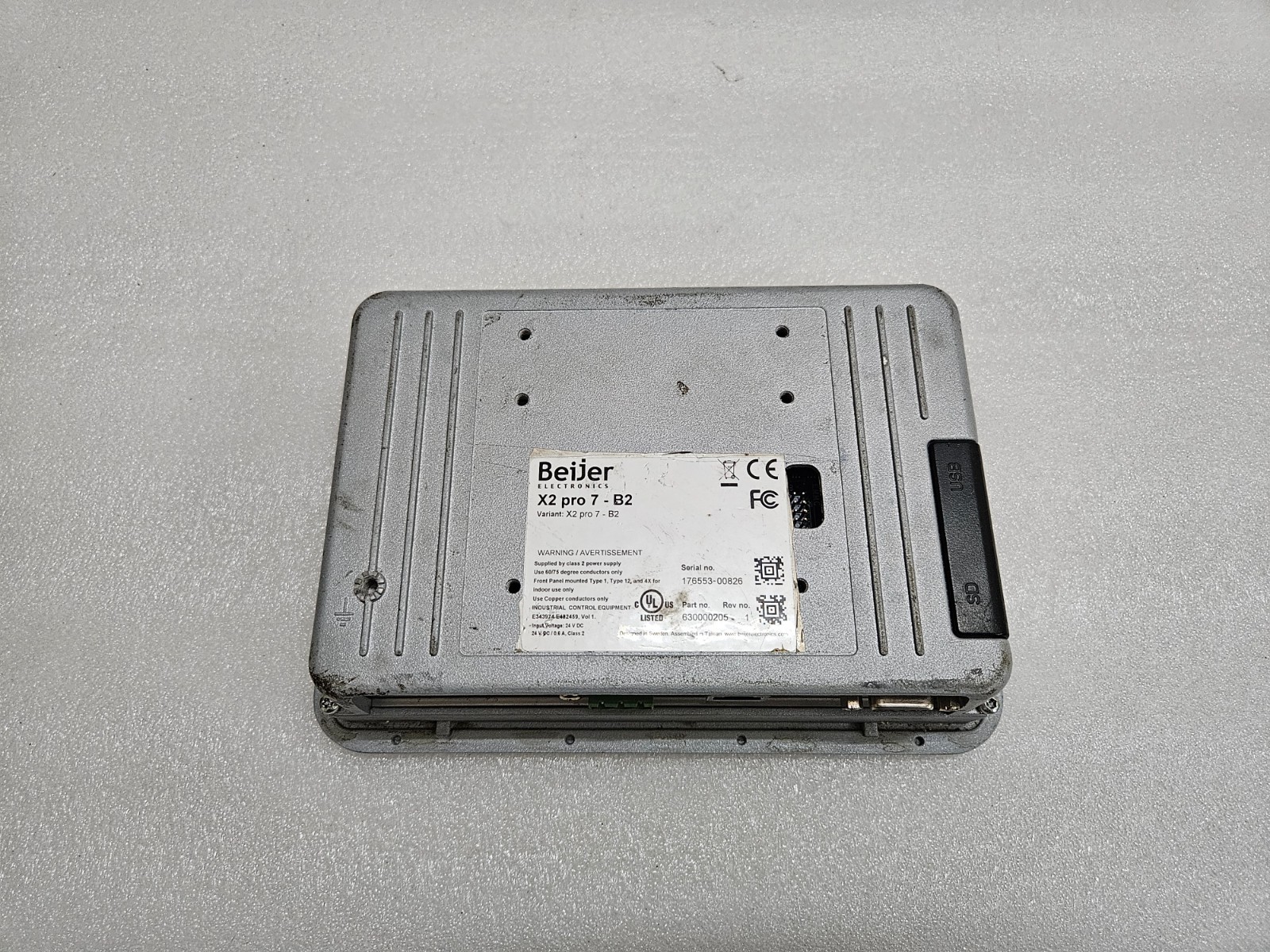 Beijer X2 pro 7-B2 HMI Touch Panel (CIRCUIT IS WORKING)