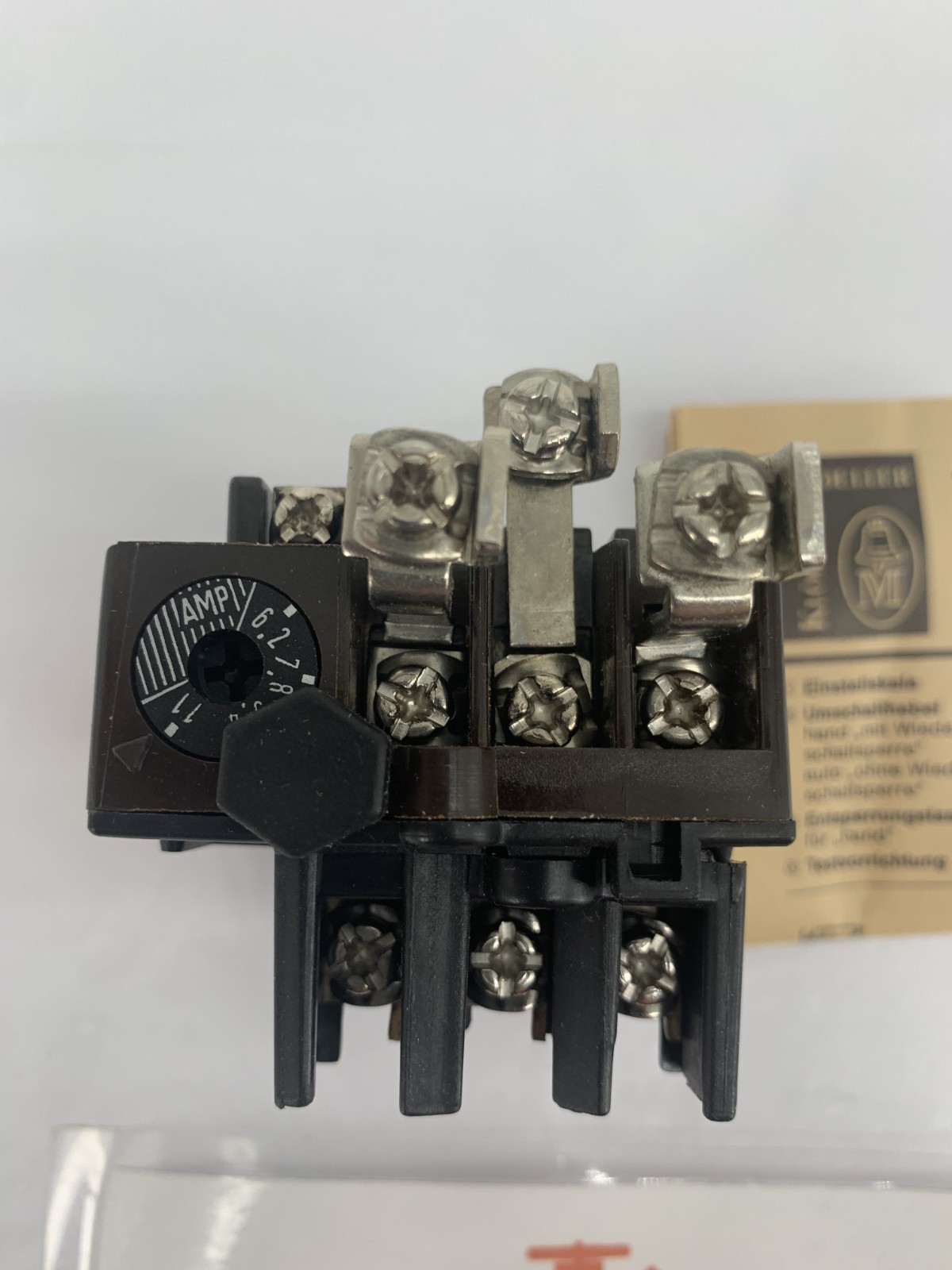 Klockner Moeller Z0-11,K-NA Bimetal Overload Relay 6.2-11.0A Up to 600VAC 3P 3PH