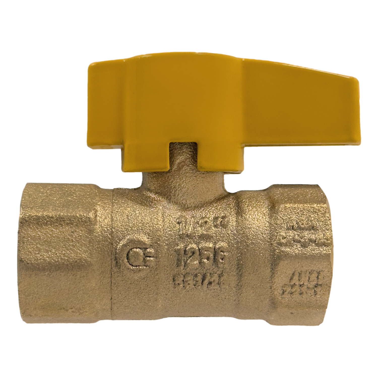 50) 1/2″ IPS BRASS GAS VALVE, CSA APPROVED 1/4 TURN – PROPANE, NATURAL GAS