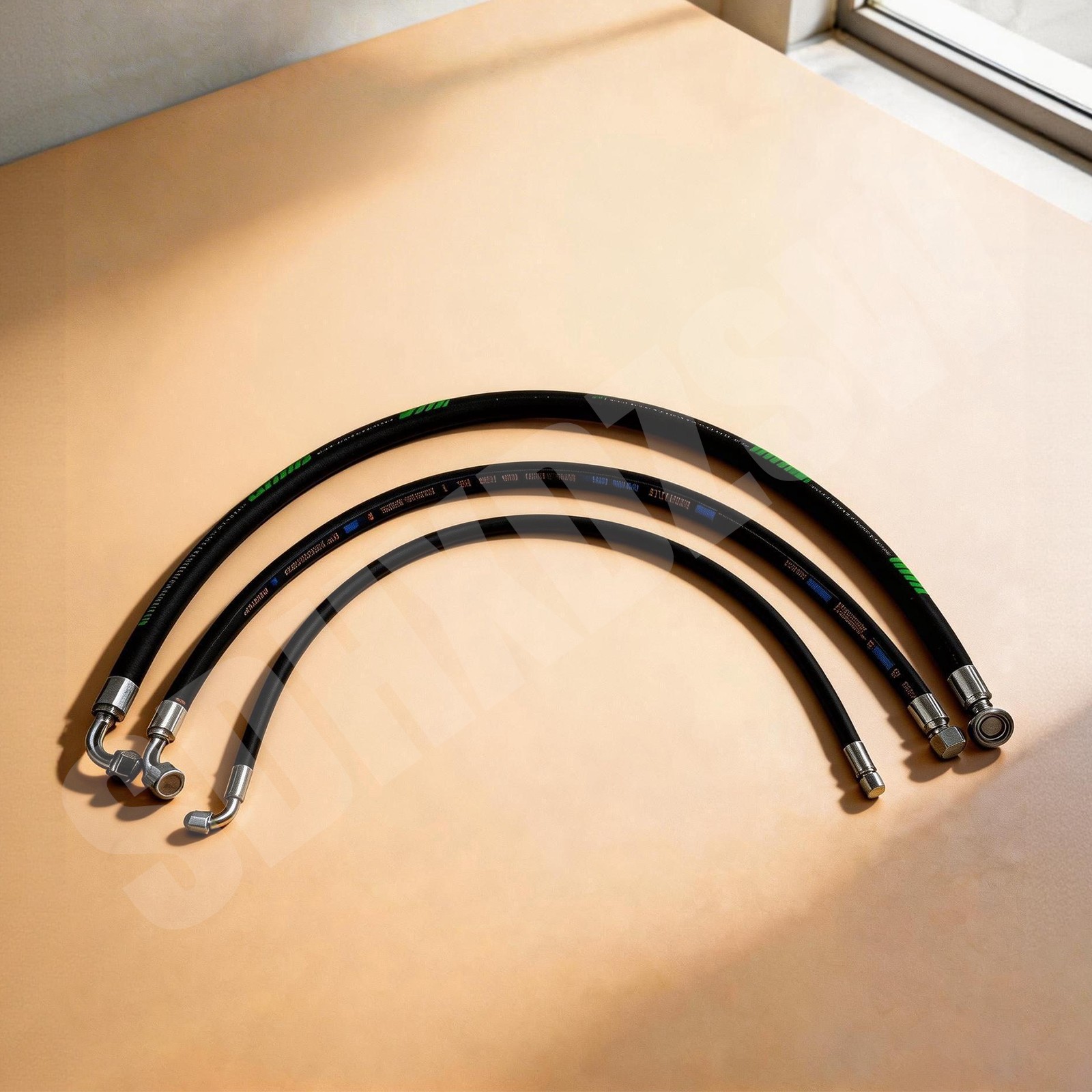 Chinese Mini Excavator Hydraulic Hose And Fitting Set Of 27 Hoses AGT Miva Rippa