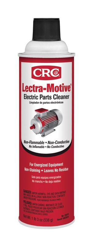 CRC Lectra-Motive Chlorinated Nonflammable Electrical Parts Cleaner 19 oz #05018