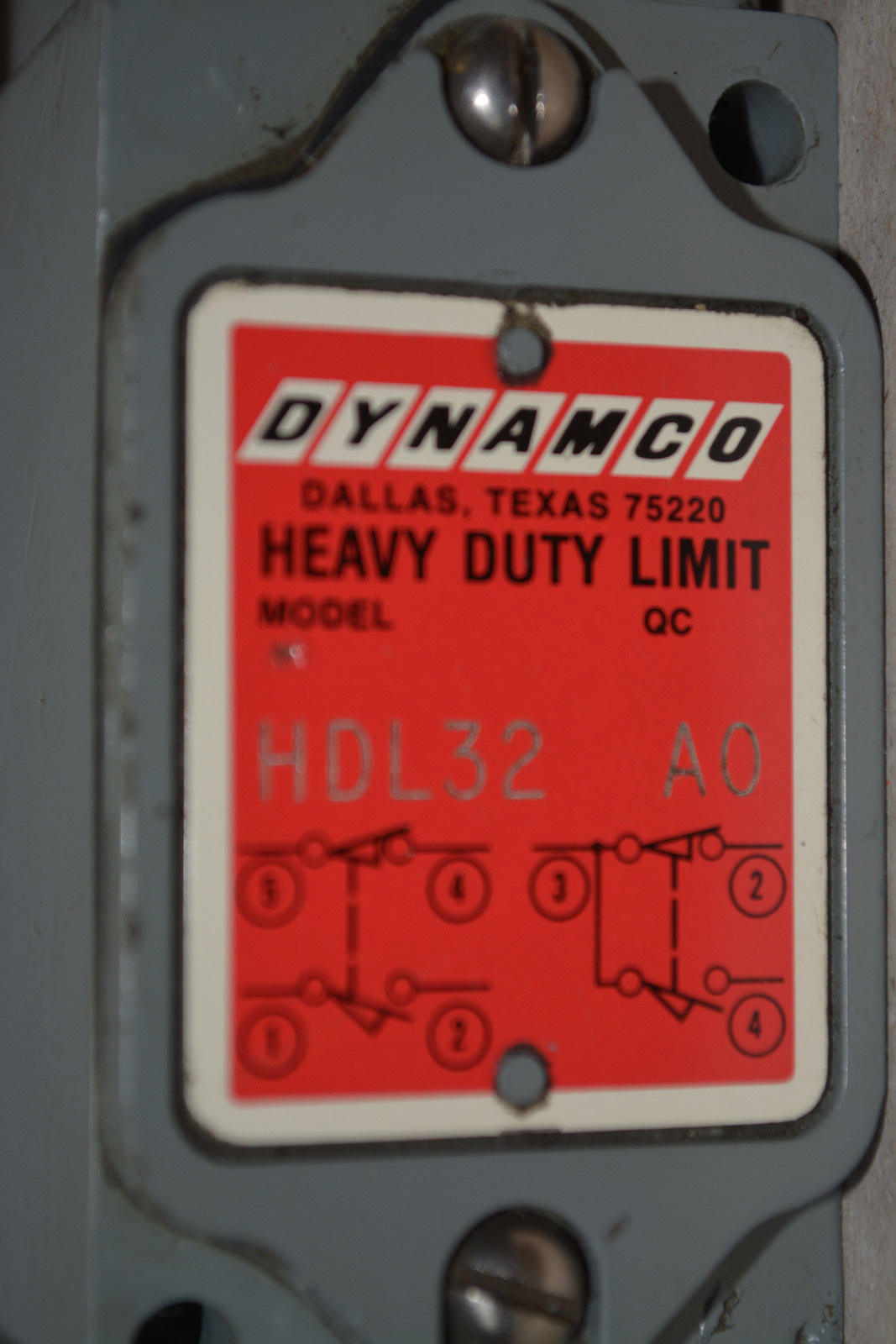 DYNAMCO Heavy Duty Limit Switch MODEL:HDL32 AO