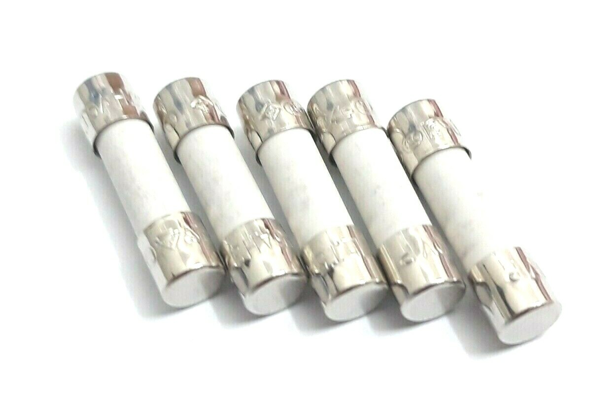 SET OF 5 T 5AH 250V P T5AH SLOW BLOW CERAMIC LF LITTELFUSE FUSES T5AH250V P 5A