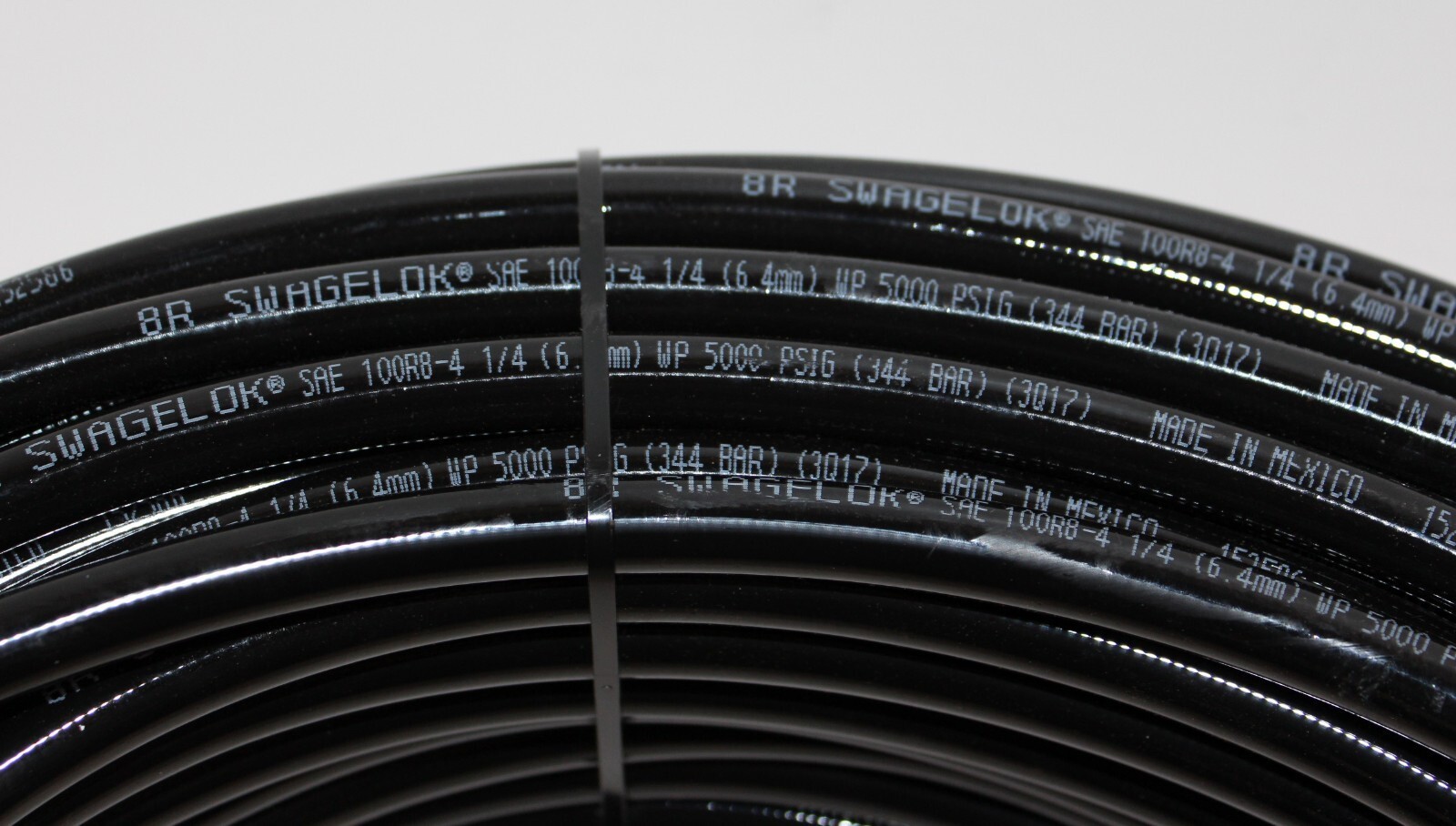Swagelok 8R-4 Thermoplastic Nylon Core 100R8-4, 1/4” 6.4mm Hydraulic Hose 200ft