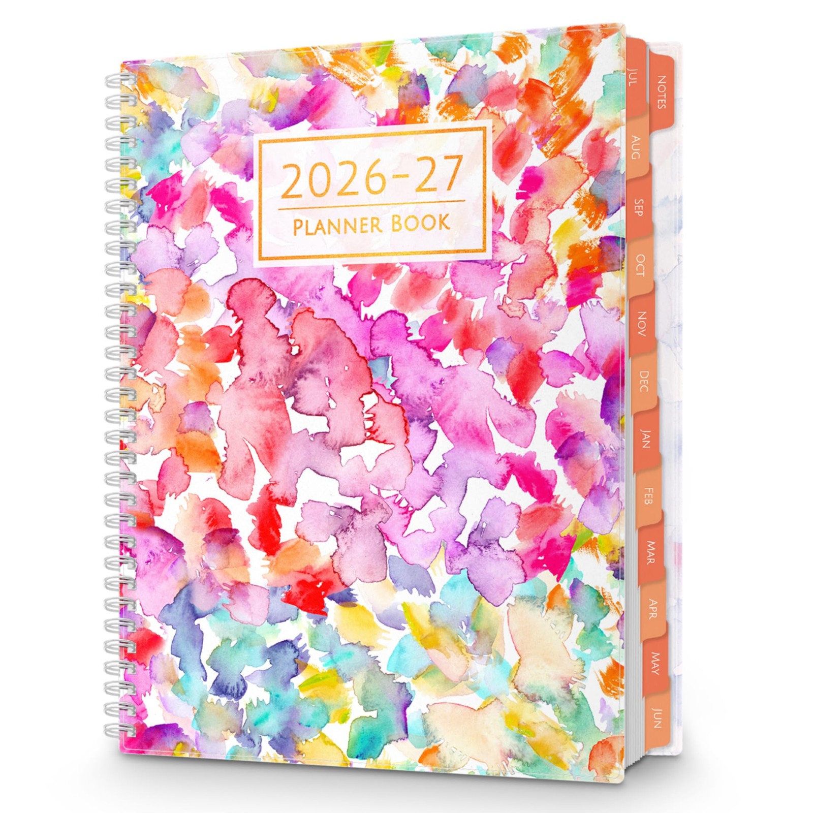 CRANBURY Planner 2026-2027 8.5×11, Academic Year 2026-2027, Watercolor