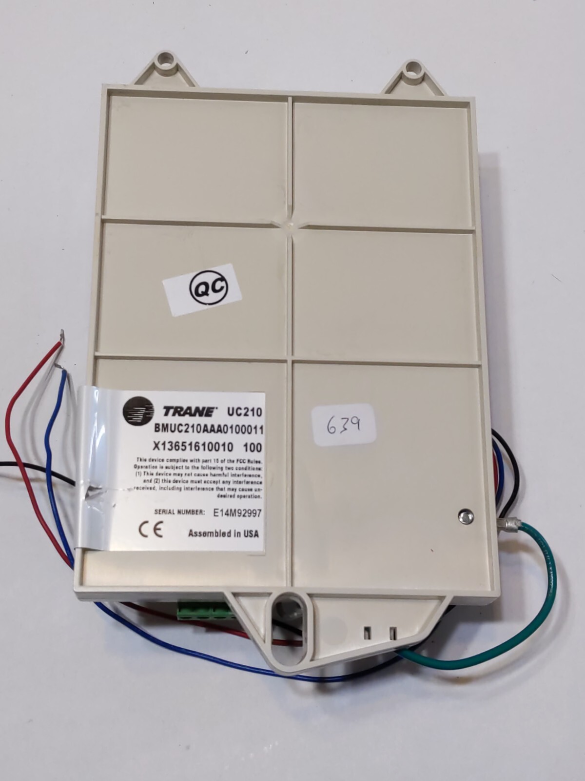 Trane UC210 X13651610010 VAV Controller, BMUC210AAA0100011-Returns Accepted