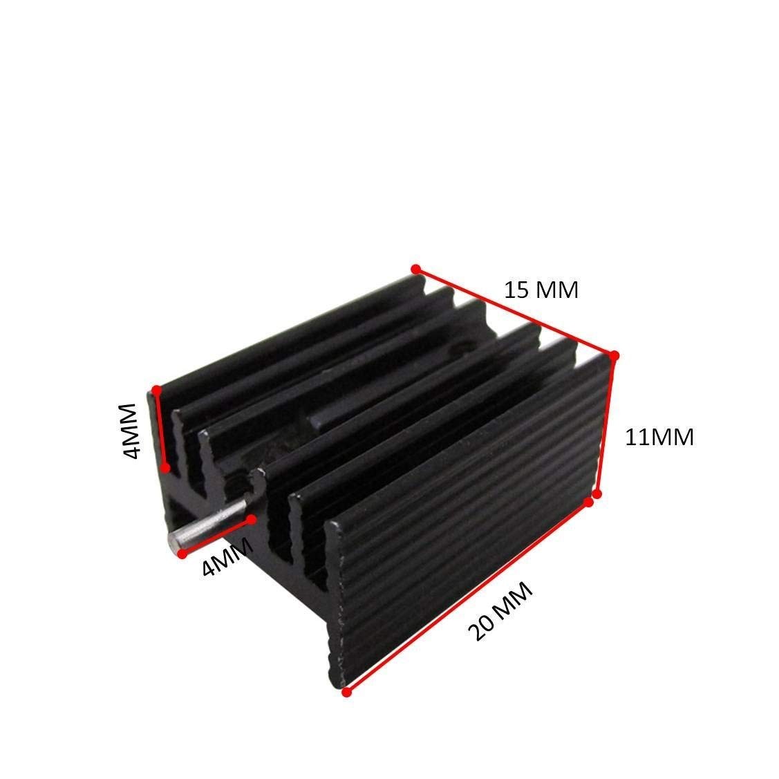10 Packs TO-220 Heatsink + Insulator Mounting Screws Kits for LM317 LM317t L7…