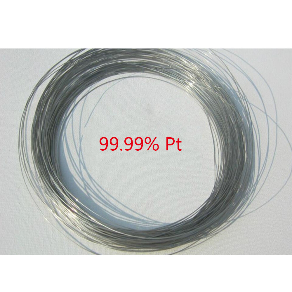 1pcs 99.99% Purity Platinum Pt Metal Wire Diameter 0.1mm – 1mm Flame Reaction