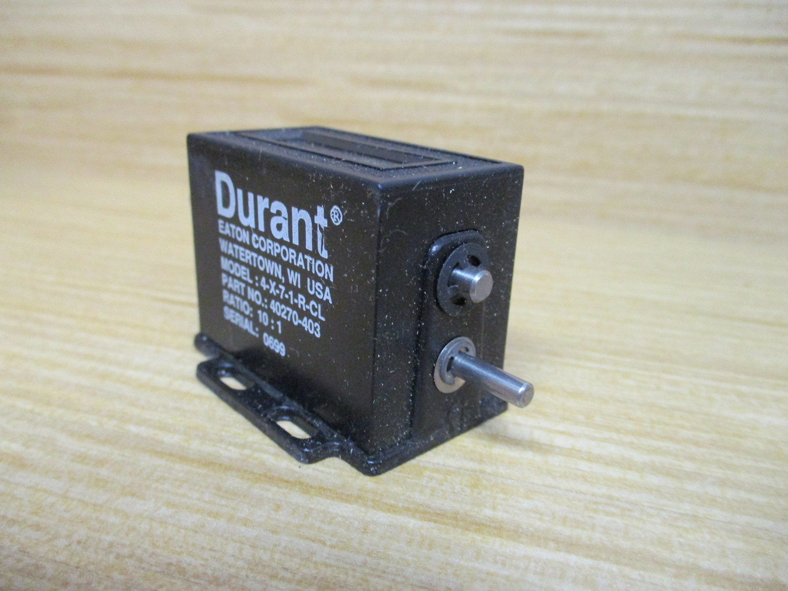 Durant 4-X-7-1-R-CL Counter 4X71RCL Plastic Body, 10:1
