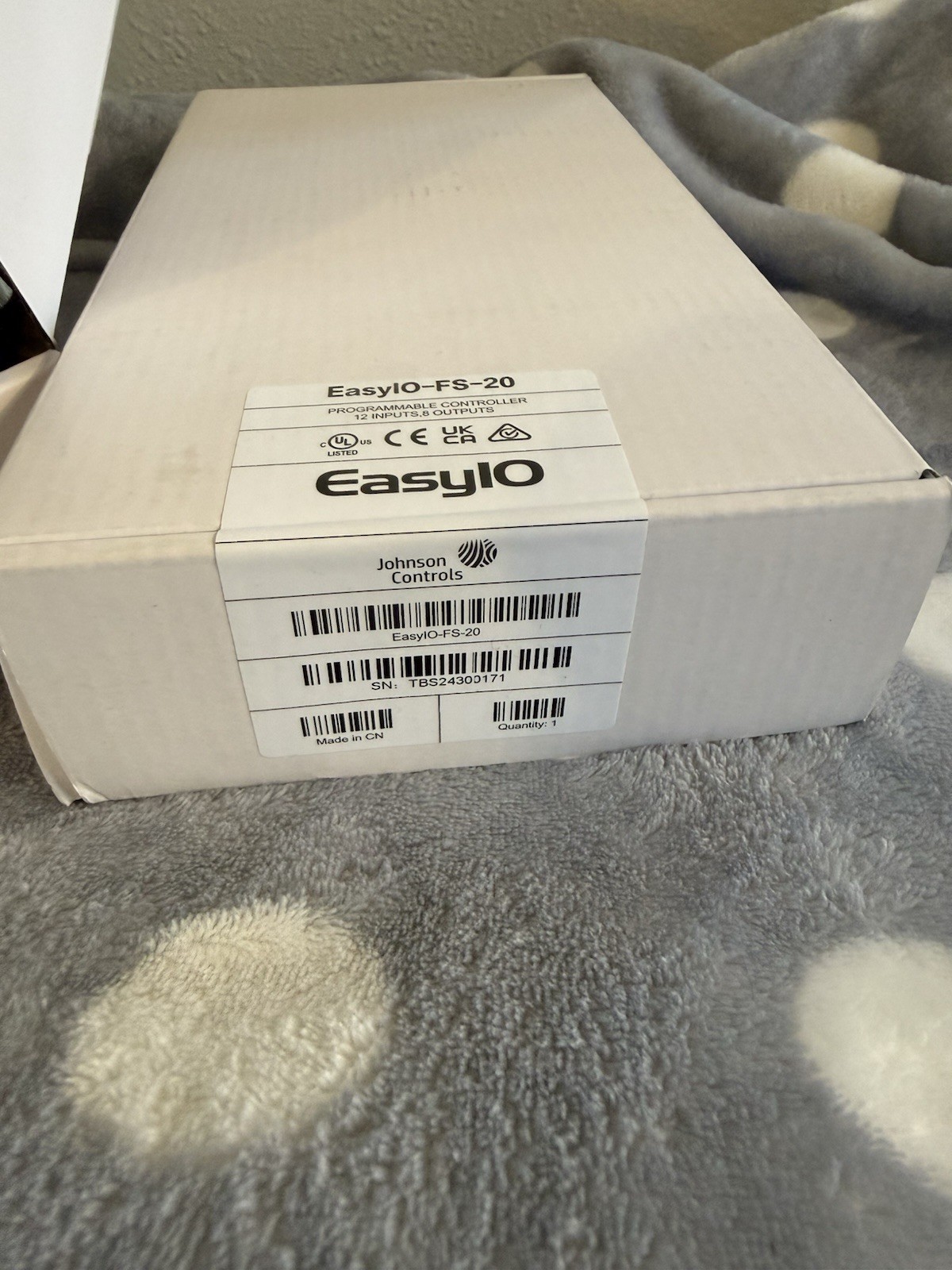 Johnson Controls EasyIO-FS-20 Programmable Controller 12 Inputs 8 Outputs sealed