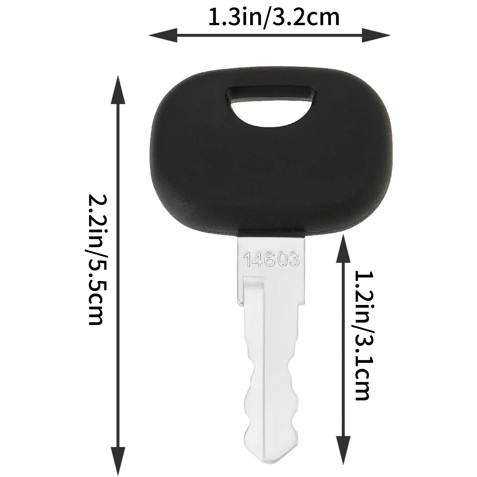 5 Pack 14603 Ignition Key For Linde Forklifts T Series T20-T40 H Series H40-H80