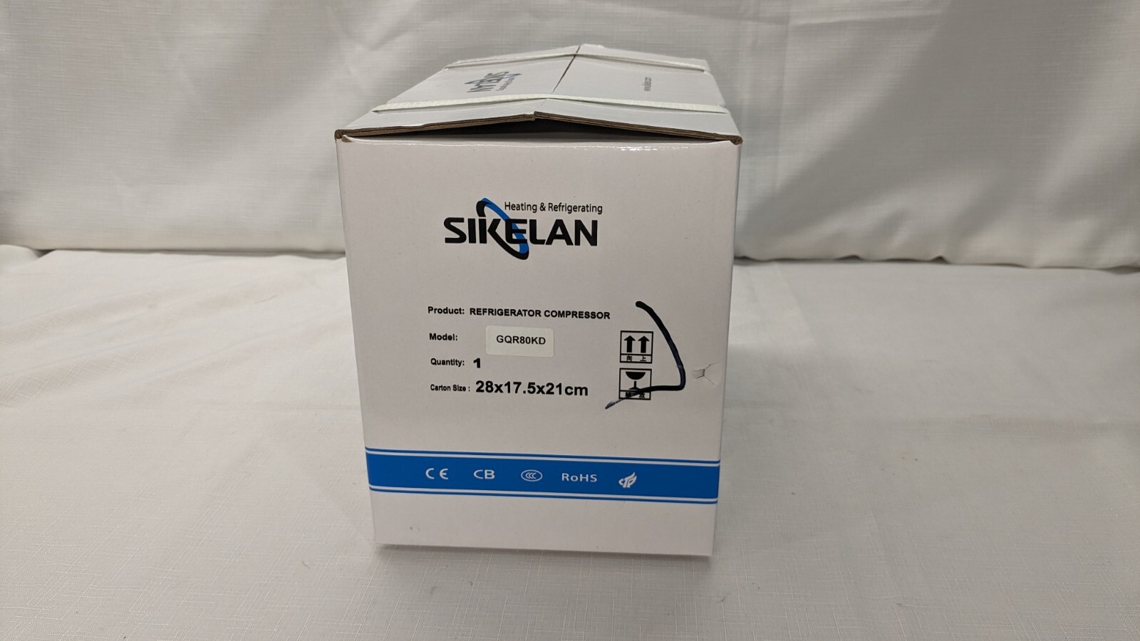 Sikelan GQR80KD 1/3hp 1945BTUs 110VAC R404a LBP / MBP Refrigeration Compressor